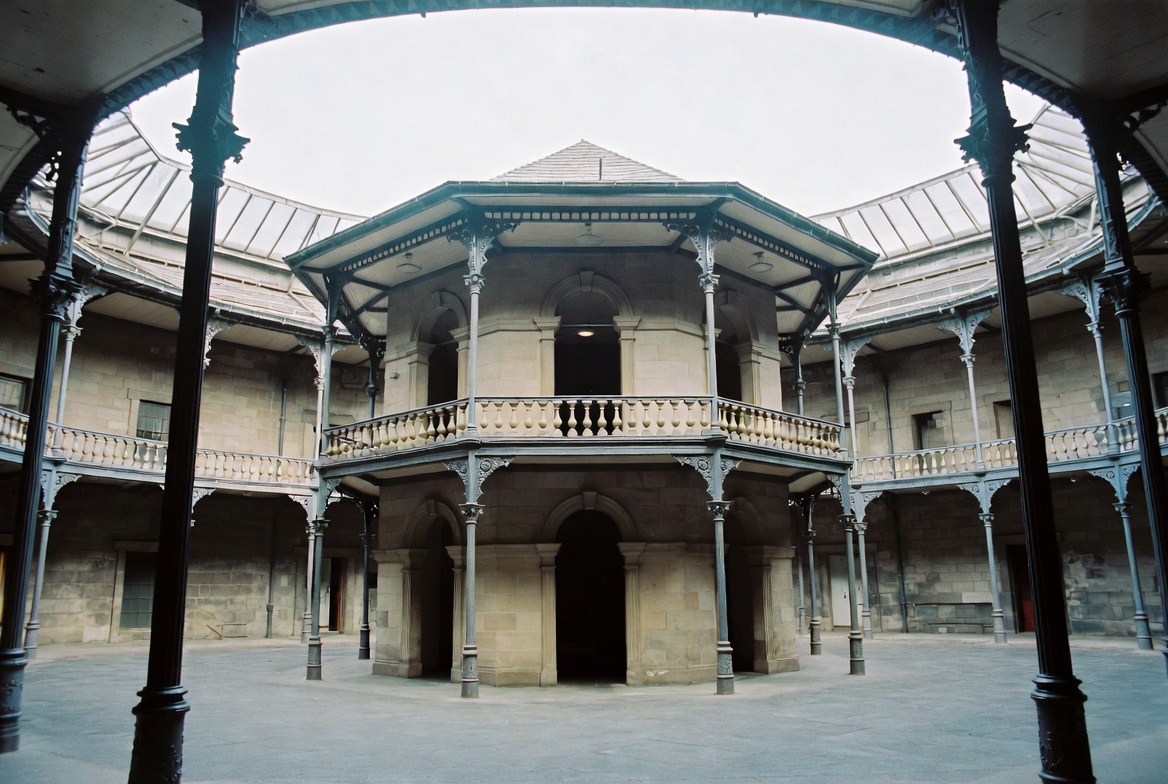 The Circle — Crumlin Road Gaol's central rotunda with four wings radiating from it.